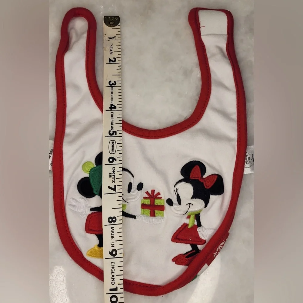 Disney Holiday Baby Bib Set of Two